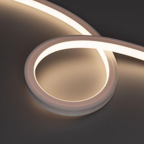 Лента светодиодная NOVA-TOP-PU-A120-16x15mm 24В Warm 3500К 10Вт/м IP68 wire x2 герметичная полиуретан (уп.5м) Arlight 049073