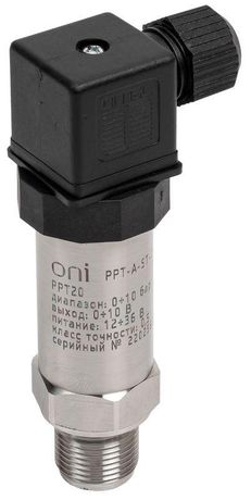 Преобразователь давления PPT20 0,5% 0-10Бар 0-10В M20 DIN43650 ONI - PPT-A-ST-010-0-10-3-2 IEK