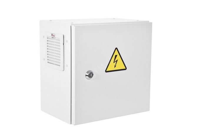 Шкаф ЭКОНОМ уличный всепогодный настенный укомплектованный (В500 Ш500 Г300), комплектация T1 - ШТВ-НЭ-5.5.3-3ВВА-Т1 ЦМО