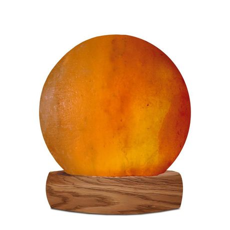 Светильник светодиодный декоративный SL-D7-USB 0.6Вт 2800К IP20 7см соляная лампа (гималайская соль на подставке из натурального дерева) ФАZА 5061040 ФАЗА