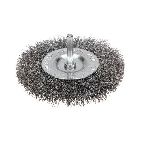 Щетка дисковая для дрели, витая стальная проволока, 100мм | KR-91-1246 Kranz