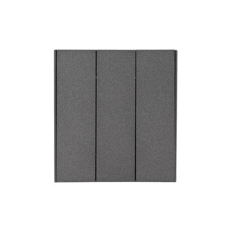 Выключатель 3-кл. СП STRONG 10А IP20 графит Kranz KR-78-0707-6 Kranz арт. KR-78-0707-6