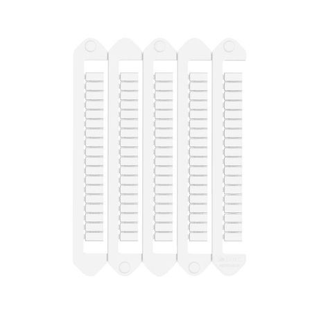 Маркировка для клемм ДКС, жесткая, 5х10мм (90 шт. на пластине, упак. по 10 листов) - NUTB1051N