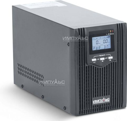 Источник бесперебойного питания ЮНИОР ПРО 1 интерактивная 1000В.А/800Вт Tower IEC+Schuko LCD USB SmartSlot Импульс JT10201