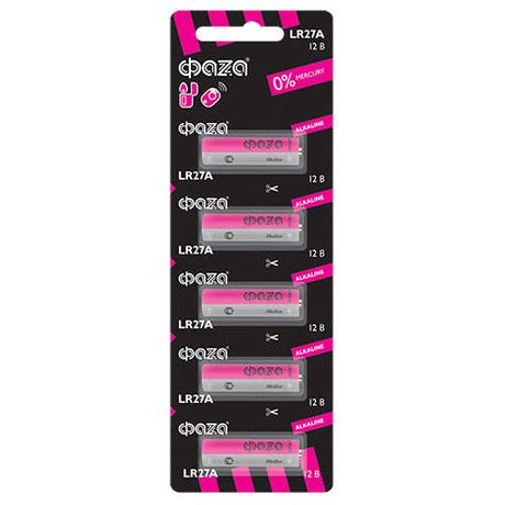 Элементы питания спец LR 27A Alkaline BL-5 | 5003279 ФАZА ФАЗА .4895205003279