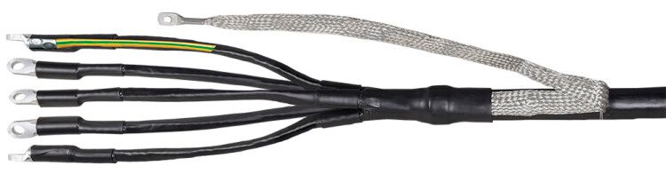 Муфта концевая ПКВ(Н)тпбэ 5х35/50 с болт. наконечн.; пайка ПВХ/СПЭ изоляция 1кВ IEK UZM-XLBK1-NVN5-3550SP