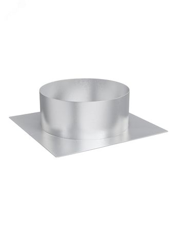 Плоское основание для турбодефлектора из оцинкованной стали D160 295x295 - 00-00001871 ЭРА ТДПО-160ц