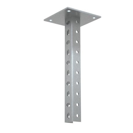 Универсальная потолочная стойка усиленная 250 мм INOX304 | UPTU250 КМ - профиль КМ-Профиль LO7315