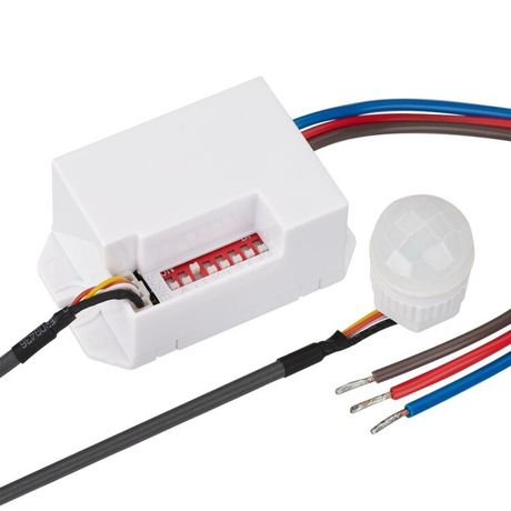 Датчик движения PRIME-PIR-IN-360-230V-MULTI (56x33mm, 800W, IP20) | 027387 Arlight