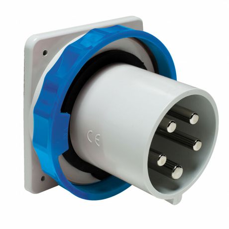 Вилка панельная 125А 3PT 200-250V винт. IP67 SchE 81891 APC