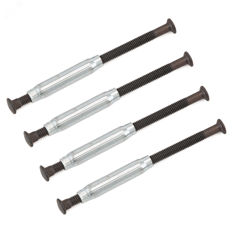 Стяжка винтовая для крепления ручек врезных замков или защелок 2шт, АЛЛЮР AB старая бронза - 7629 ПТК