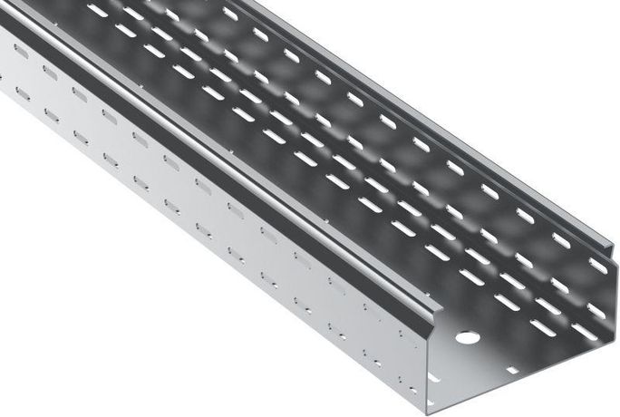 Лоток листовой перфорир. 100х200 L2500 сталь 1.5мм ESCA 7 IEK CLP10-100-200-150-D25