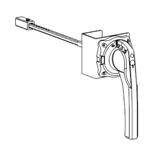 ВЫНОСНАЯ СТАНДАРТНАЯ ЧЁРНАЯ ПОВОРОТНАЯ РУКОЯТКА ДЛЯ ФРОНТАЛЬНОЙ УСТАНОВКИ НА SD160-250 - SSDERHF15B1625 APC