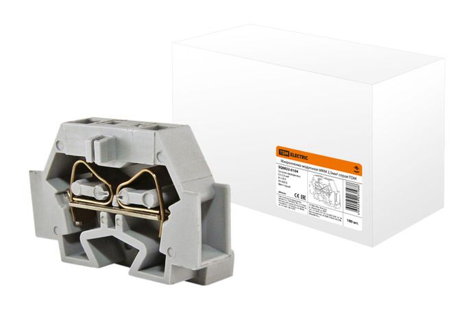 Микроклемма модульная МКМ 2,5мм2 серая | SQ0822-0104 TDM