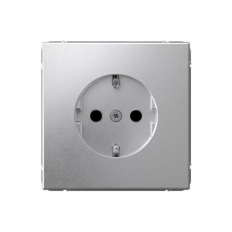 Розетка ArtGallery 16А с заземл. защ. шторки механизм алюм. SE GAL000345 APC