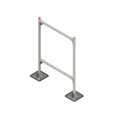 Конструкция опорная для горизонт. прямоугольн. воздуховодов и метал. лотков кабеленесущих систем TECHNORAPTOR STEELFOOT 1000х1500 HD КМ TR0379 КМ-Профиль
