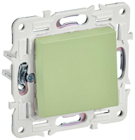 Выключатель 1-кл. SKANDY 10А SK-V01G мятный IEK SK-V10-0-10-K06