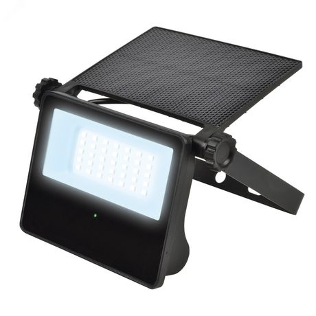 Светильник светодиодный садовый USL-F-563/МT100 S NSOR на солнечной батарее с датчиками движения и освещенности 1300Лм Дневной свет 6500K Корпус ч ерный TM - UL-00010728 Uniel