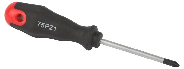 Отвертка крестовая PZ1х75 мм двухкомпонентная рукоятка - Б0055851 ЭРА