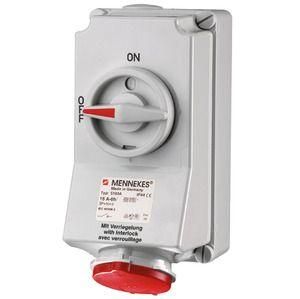 Розетка настенная механическая блокировка DUO 16А 3Р+N+E IP44 - 5103A Mennekes