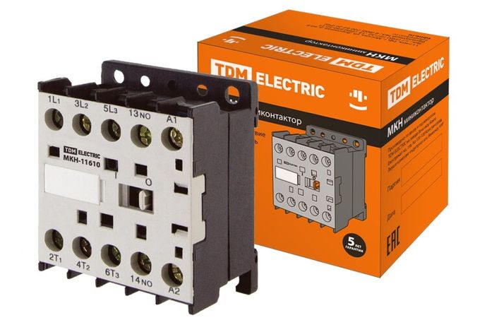 Миниконтактор МКН-11610 16А 230В 1НО | SQ0736-0007 TDM