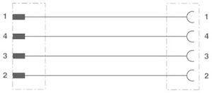 Кабель для датчика/исполнительного элемента SAC-4P-MS/ 5.0-186/FS SCO Phoenix Contact 1555729
