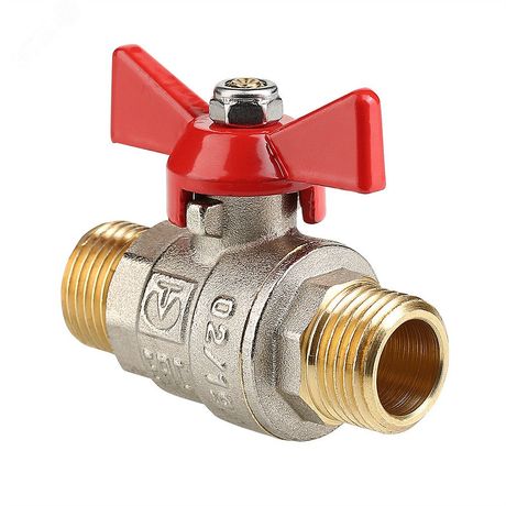 Кран шаровой 1/2' НН ручка бабочка BASE - VT.219.N.04 VALTEC AAV219004