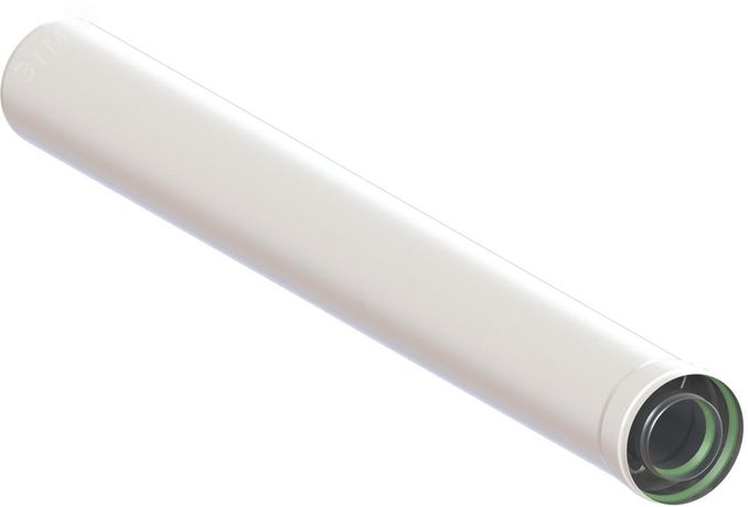 Удлинение коаксиальное d 80/125 мм L 1000 - 01.03.200.100 УТДК