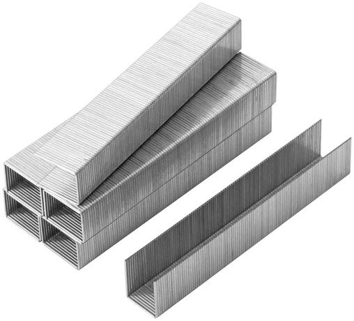 Скоба для степлера закаленные прямоугольные 11.3ммх0.7мм (узкие тип 53) 14мм (уп.1000шт) FIT 31314 РОС