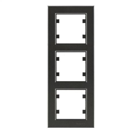 Рамка 3-м Karea вертик. дым. Makel 56050708