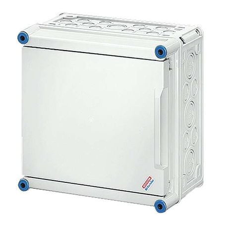 Корпус пластиковый Mi 300х300х182 IP65 сер. с непрозр. крышкой 0221 HENSEL 2000062