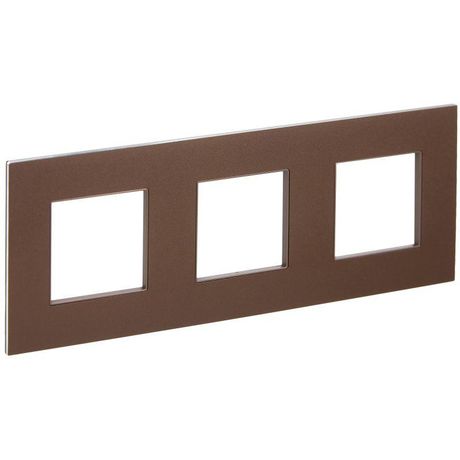 Рамка 3-м SKANDY SK-F33Br металл шоколад IEK SK-M32-M-K30