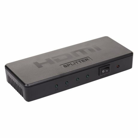 Делитель гнездо HDMI на 4 гнезда HDMI, пластик | 17-6952 REXANT MEET