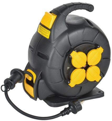 Удлинитель на катушке TWIST 4х10м с заземл. крышк. автосмотка 16А IP44 КГ 3х1.5кв.мм УК10 2P+PE/10м 4 IEK TW-KP27-16-04-10-44