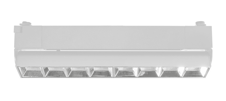 Светильник светодиодный трековый однофазный PTR 2120R 20w 3000K 60° WH (белый) 270мм IP40 | .5035331 JAZZWAY