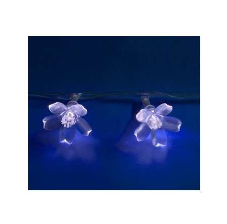 Гирлянда светодиодная с контроллером Сакура белая 50 светодиодов 7 м белая,IP20,провод прозрачный ULD-S0700-050/DTA WHITE IP20 SAKURA - 07934 Uniel