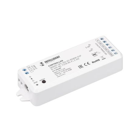 Контроллер INTELLIGENT SMART-SPI-302-82-RGBW-SUF (5-24V, 8A, TUYA Wi-Fi, 2.4G) (IARL, IP20, Пластик, 5 лет) - 046487 Arlight