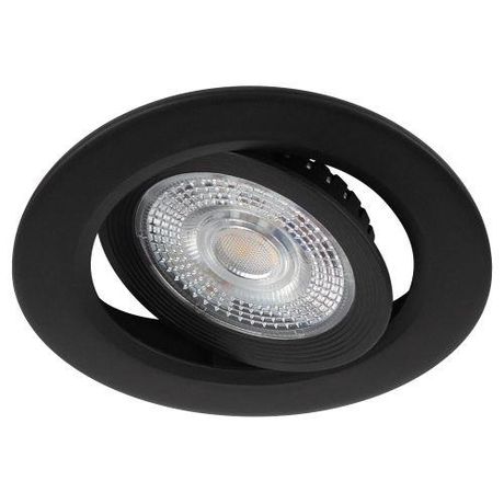 Светильник светодиодный встраиваемый KL LED 25A-5 4K BK круглый поворотный черный 5Вт 4000К | Б0068180 ЭРА