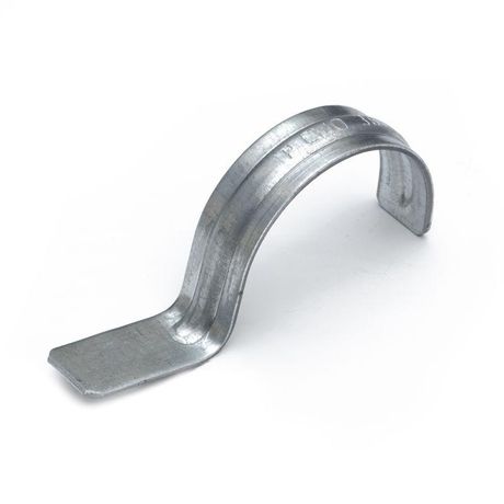 Скоба металлическая однолапковая СМО d38-40 мм для монтажного пистолета (без отверстий) (50 шт/уп) | PR13.1967 Промрукав Строитель