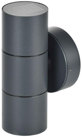 Светильник декоративный уличный для наружного освещения 5113 настенный под лампу 2хGU10 IP65 серый - LT-UPU0-5113-GU10-2-K03 IEK