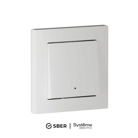 Выключатель 1-кл. AtlasDesign Smart 10А (сх. 1) L+N с подсветкой Zigbee механизм бел. SE ATN000113Z APC