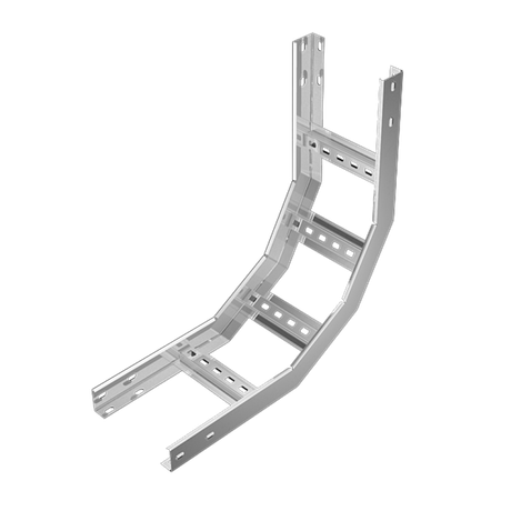 Угол вертикальный лестничный внутренний "БЫСТРЫЙ МОНТАЖ" 90 градусов 80х300 | LNLS90*80*300*1.5 КМ-профиль