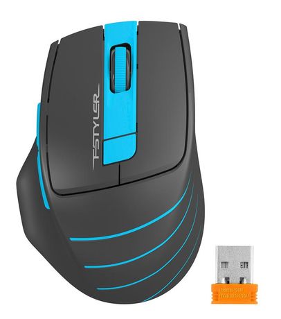 Мышь Fstyler FG30 сер./син. оптическая 2000dpi беспроводная USB 6but BLUE A4TECH 1147561