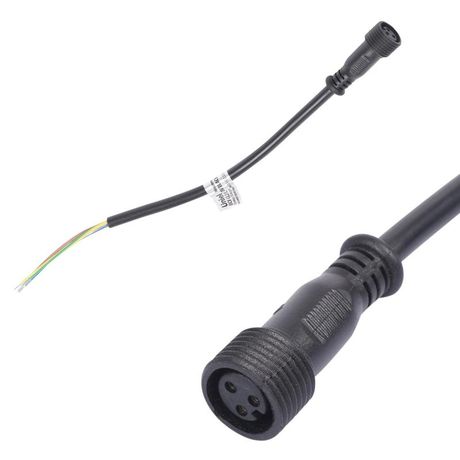 Провод UCX-LL2/L52-10M 25см 220А BLACK для подключ. в линию линейн. прожекторов 220В L52 и L53 разъем "мама" Uniel UL-00008845