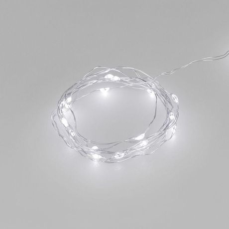 Гирлянда светодиодная ARD-DEW-HOME-2000-CLEAR-20LED-STD White6000 (3V, Battery Pack) (Ardecoled, IP20) - 048701 Arlight