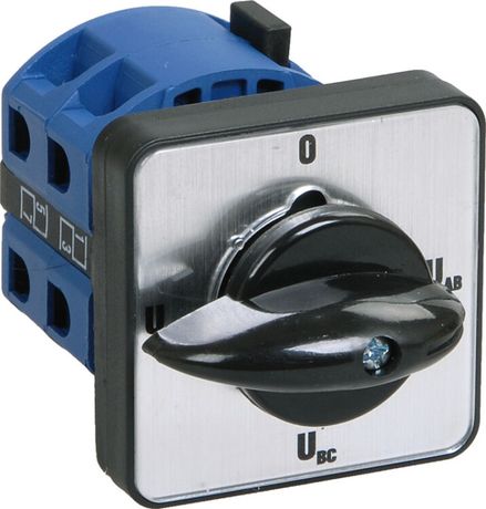 Переключатель кулачковый ПКП63-22 /О 63А "1-2" 2Р/400В | BCS12-063-3 IEK