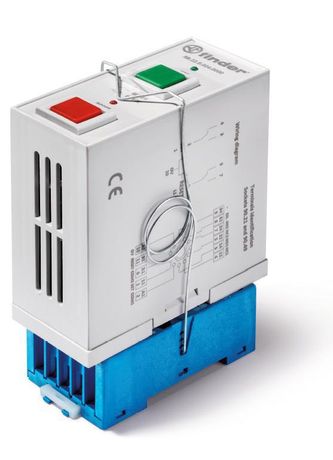 Промышленные бистабильные реле; в комплекте с розеткой 90.21; кнопки SET, RESET; 2CO 8A; Контакты AgNi | RB2290249021 Finder RB.22.9.024.9021