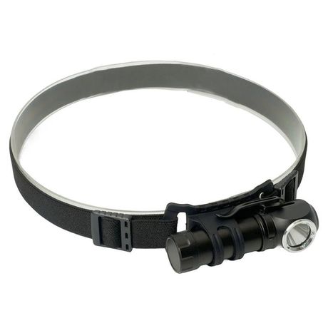 Фонарь светодиодный налобный аккумуляторный 3W 1000mAh 1COB USB IP44, алюминий - 51119 FERON