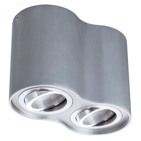 Светильник точечный накладной FALCON GU10 2х50Вт Алюминий Серебро - A5644PL-2SI Arte Lamp