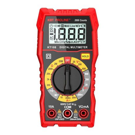 Мультиметр цифровой с True RMS KT 108 PROLINE | 86324 КВТ